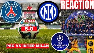 PSG vs Inter Milan 5-0 Live Stream Champions League Final UCL Football Match Score Highlights Direct