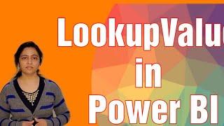 LookupValue() in Powe BI | Power BI tutorial for beginners