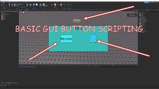 How to SCRIPT basic BUTTONS in Roblox Studio