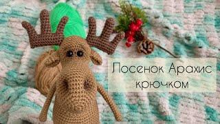 Лосенок по имени Арахис / Мастер-класс крючком