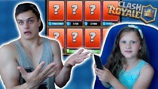 8 ЛЕТНЯЯ Девочка СОСТАВИЛА мне СУПЕР КОЛОДУ в Clash Royale !!! Она ТАЩИТ ?!?