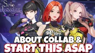 EVERYONE START DOING THIS! COLLAB UNITS & MORE! [Solo Leveling: Arise]