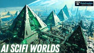 ORANGE, GREEN, PURPLE: An EPIC 10-Min AI-Animated Sci-Fi Odyssey (Immersive Worlds)