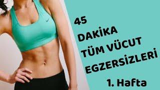 45 Dakika Tüm Vücut Pilates  Egzersizleri