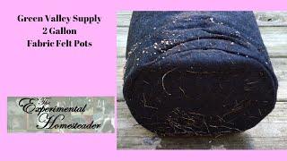 Green Valley Supply 2 Gallon Fabric Felt Pots