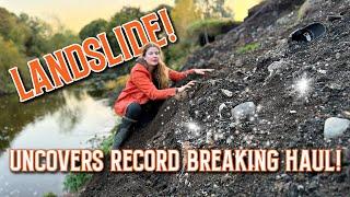 Landslide Reveals a Huge Cache of Our Favourite Finds!