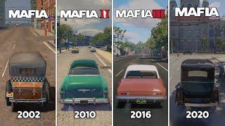 MAFIA vs MAFIA 2 vs MAFIA 3 vs MAFIA Definitive Edition - Physics and Details Comparison