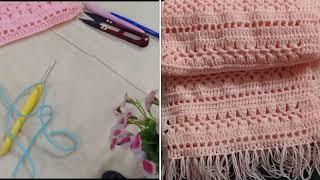 Easy & New Crochet Design For girls Stole I Girls Stole I Fast Making Design