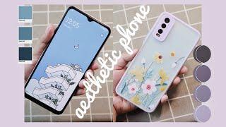 How to Have Aesthetic Android Phone 2021  - theme, wallpaper, font -  [VIVO Y20 - ɪɴᴅᴏɴᴇꜱɪᴀ  ]