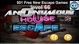 [Walkthrough] 501 Free New Escape Games level 66 - Anonymous house Escape - Complete Game