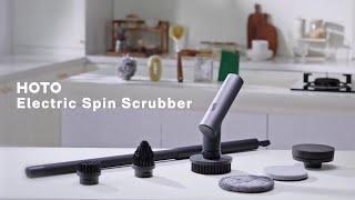 Introducing HOTO Electric Spin Scrubber - Experience the Power of Effortless Scrubbing!