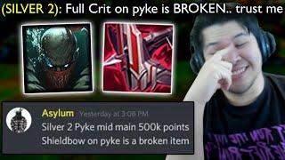 Silver 2 Pyke main with 500k Mastery Points tries to convince me FULL CRIT is OP.. so I tried it