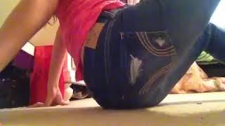 Girl Farting On Floor