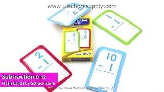 Subtraction 0-12 Flash Cards by School Zone SZP04007