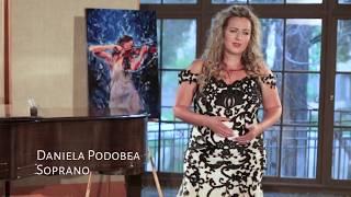 Daniela Podobea singing in "Summer Opera Night" Concert