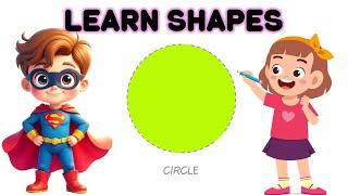 Shapes Toddler Video | Educational Baby Learning Kids Cartoon