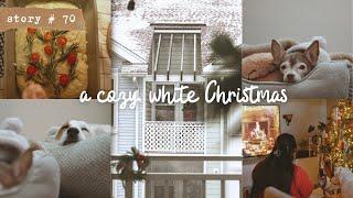 A Cozy, White Christmas | Snowy Christmas Day | Slow Living Vlog