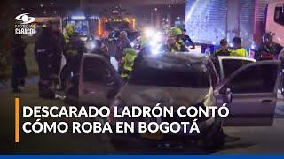 Su tía le prestó el carro para que trabajara y lo usaba para robar en Bogotá