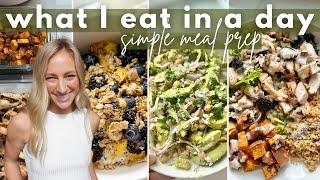 Grocery Haul + Simple Meal Prep Ideas for Weight Loss | what I eat in a day