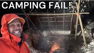 Winter Survival Camping FAIL with 2 Kids 0℉ and Deep Snow