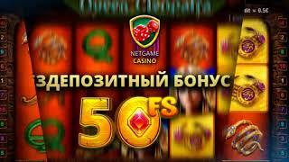 50 фриспинов - бонус за регистрацию в казино Netgame