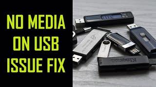 Fix USB Flash No Media error | Repair pendrive not show in computer | Recover USB flash