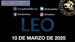 Horóscopo Diario - Leo - 10 de Marzo de 2025.