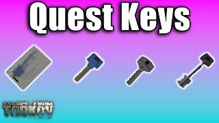 Every QUEST KEY You'll Need! [2024] - Escape from Tarkov