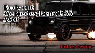 Kubay Design Another 6x6 AMG project. Client's car. Body cut Mercedes-Benz G 55 AMG