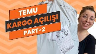 TEMU KARGOSU AÇILIŞI | Part-2 Ürünler görselleriyle aynı, bir poşete 29 ürün sığdırmışlar :)