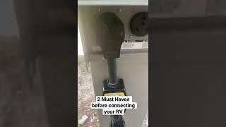 Surge protector and a water filter system is a must. #rvers #fulltimers #rvlifestyle