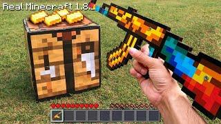 Minecraft in real life POV - MINECRAFT Realistic Minecraft Texture Pack (POV Live Action)