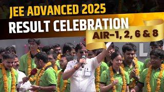 JEE Advanced 2025 Result Celebration | AIR-1 Rajit Gupta & AIR-2 Saksham Jindal #iitjee #neetug