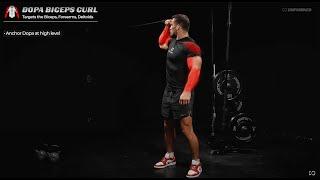 Dopa Biceps Curl One Arm | Strengthen Biceps & Deltoids with Resistance Band