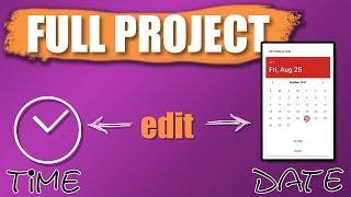 Editing Date and Time | Vue.js + Vuetify + Firebase FULL PROJECT