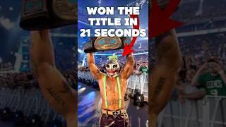 The fastest wins of WWE Wrestlers (Part 1) #wwe #wrestling #shorts