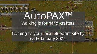 Factorio: Fully automatic passenger train system AutoPAX - "Walking is for hand-crafters"