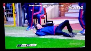 Louis Van Gaal's dive HD - LVG takes a fall