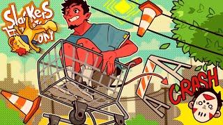 THIS BRUTAL RACING GAME IS ABSOLUTELY HILARIOUS! | Slackers: Carts Of Glory