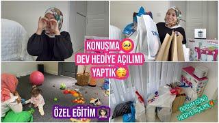 KONUŞMA , GELEN DOĞUM GÜNÜ HEDİYELERİNİ GÖSTERDİM, DEV HEDİYE AÇILIMI YAPTIK, İYİKİ VARLAR 