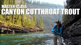 Fly Fishing Alberta's Ram River Canyon - Fly Fishing MASTER-CLASS: Locating Canyon Cutthroat Trout.