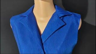 Stitching tutorial for beginners / Neck Sewing tricks tips