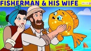 Fisherman and his Wife | Hindi Kahani | Moral Stories in Hindi | Fairy Tales |  हिंदी कहानियाँ