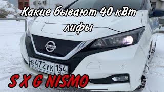 Какие есть комплектации у Nissan Leaf 40 кВт ZE1