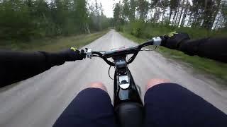 EK01 Jätetie with ported 74cc Suzuki PV (Full throttle)