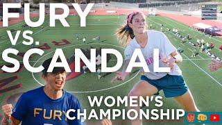 Fury vs. Scandal | Women's Final | 2024 USA Ultimate National Championships
