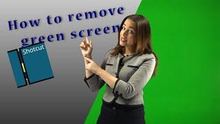 How to remove green screen in ShotCut || Shotcut tutorial  [HINDI]