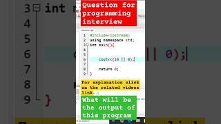 C++ interview questions and answers __ c++ __ c++ full course __ c programming for beginners