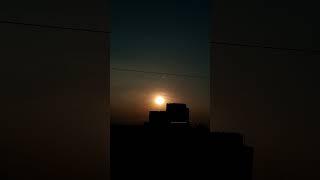 Moon  is rising and Sun  is setting | wait for end 