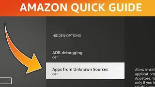 Fire TV Devices | How to Allow Apps from Unknown Sources